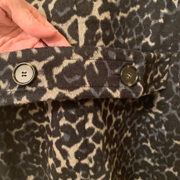 Ann Taylor Loft Leopard Print Peacoat - Picture 5 of 5